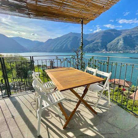 Il Noce Lake View Apartment Lezzeno Bagian luar foto