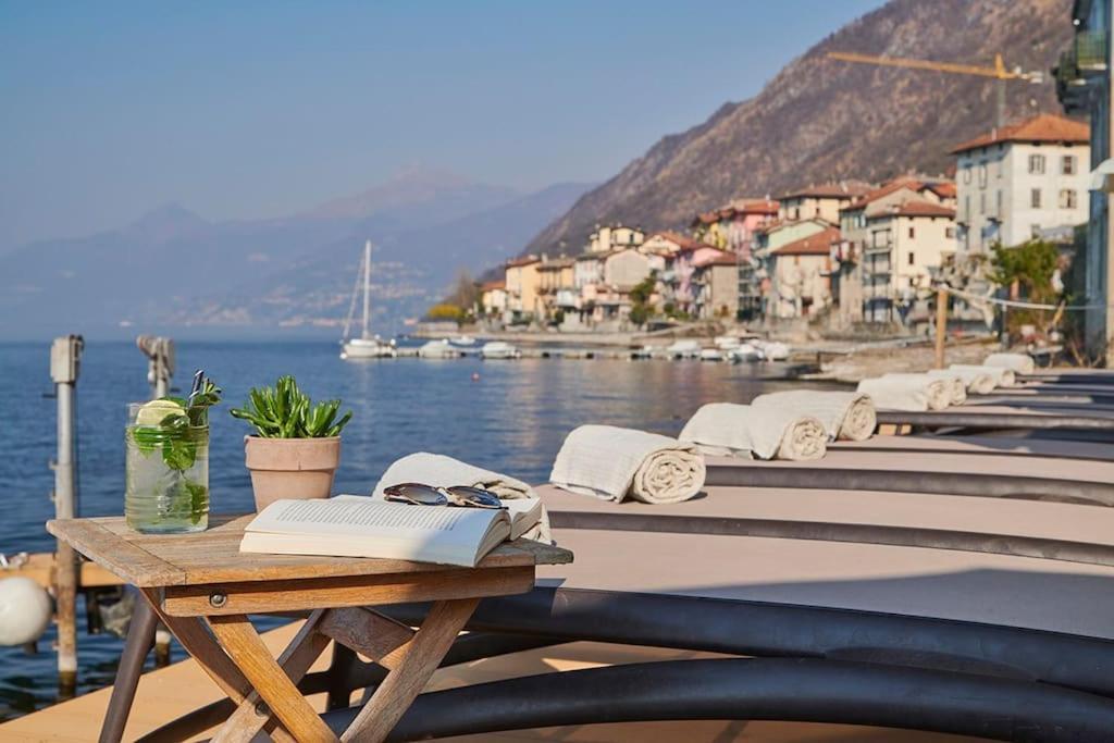 Il Noce Lake View Apartment Lezzeno Bagian luar foto