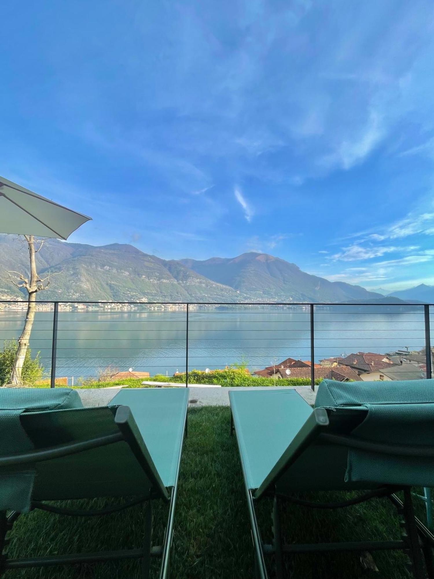 Il Noce Lake View Apartment Lezzeno Bagian luar foto